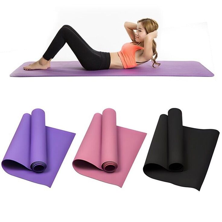 Eco-Friendly Non-Slip Yoga Mat – 6mm Thick