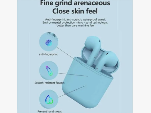InPods 12 TWS Bluetooth 5.0 Earbuds – Matte Design, Touch Control, Pop-Up Pairing