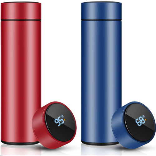 500ml Smart Thermos Water Bottle