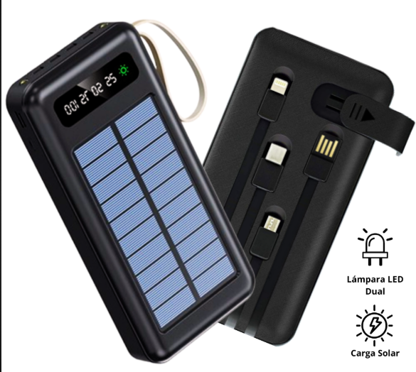 Ultra-Capacity Solar Power Bank 10,000mAh