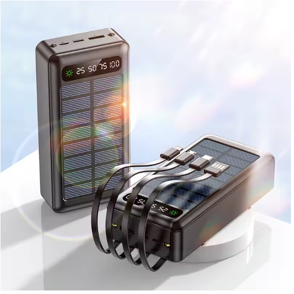 Ultra-Capacity Solar Power Bank 30,000mAh