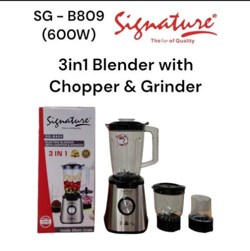 Signature 3-in-1 Blender – 600W Powerhouse
